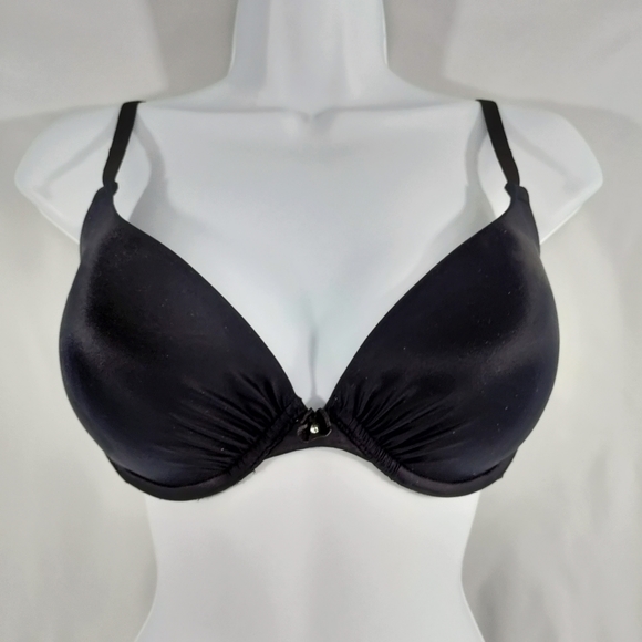 Lily of France Perfect Lift Padded Black T-Shirt Bra Plus Size 38C - Picture 11 of 11